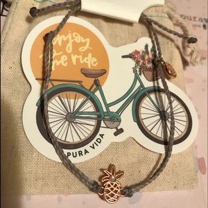 Pura Vida Open Pineapple Charm Bracelet!